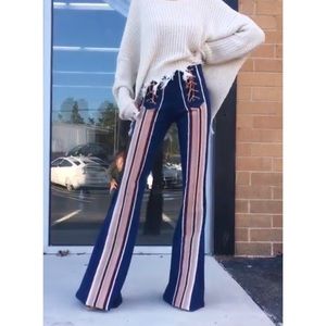 Judith March | Denim Bell Bottoms.